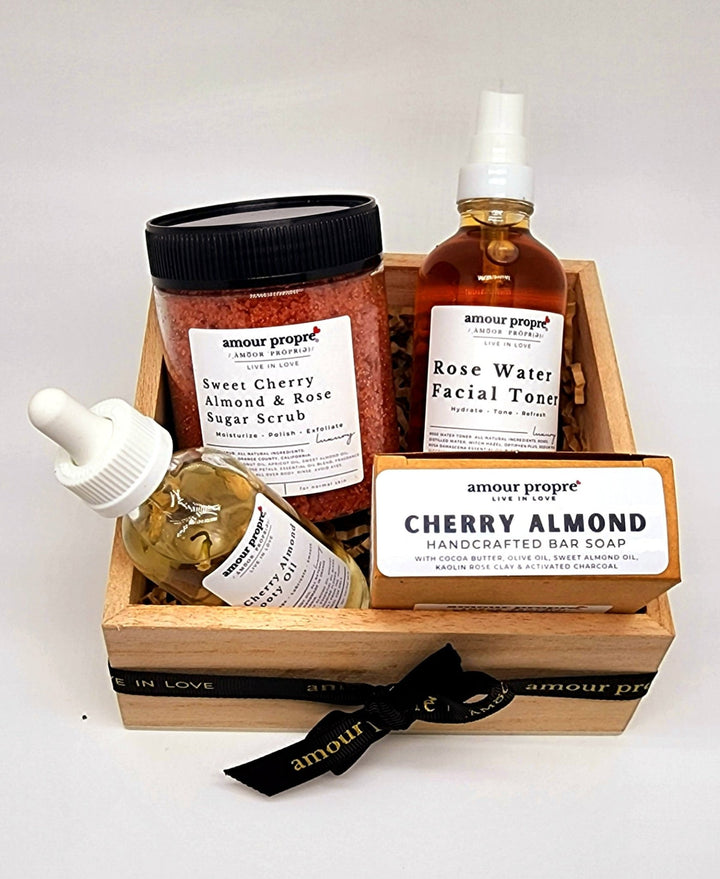 Cherry Almond Spa Gift Box Sets - The Village Retail