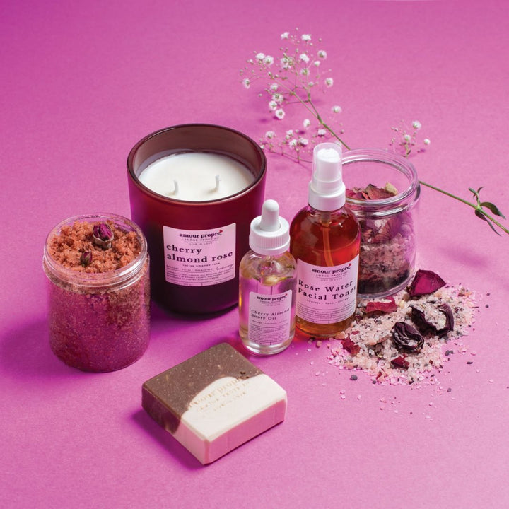 Cherry Almond Spa Gift Box Sets - The Village Retail