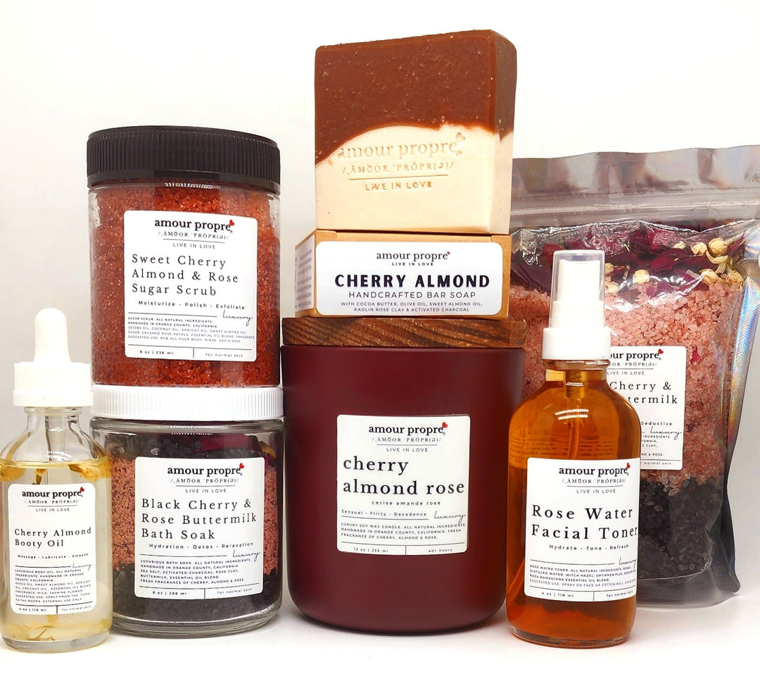 Cherry Almond Spa Gift Box Sets - The Village Retail