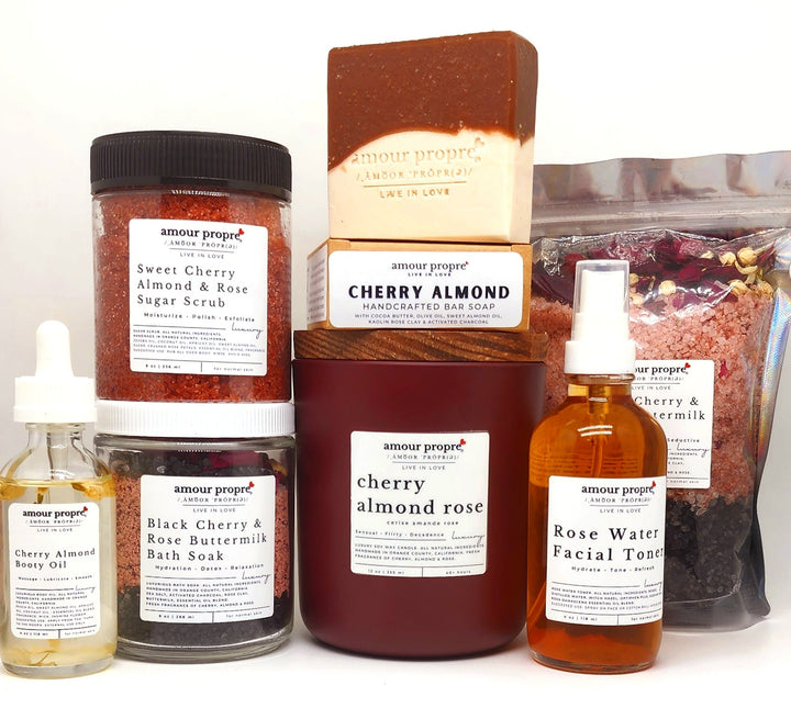 Cherry Almond Spa Gift Box Sets - The Village Retail