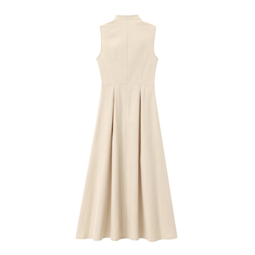 Chic European Style Midi Dress Effortless Elegance - The Village Retail