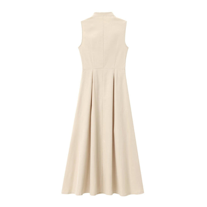 Chic European Style Midi Dress Effortless Elegance - The Village Retail
