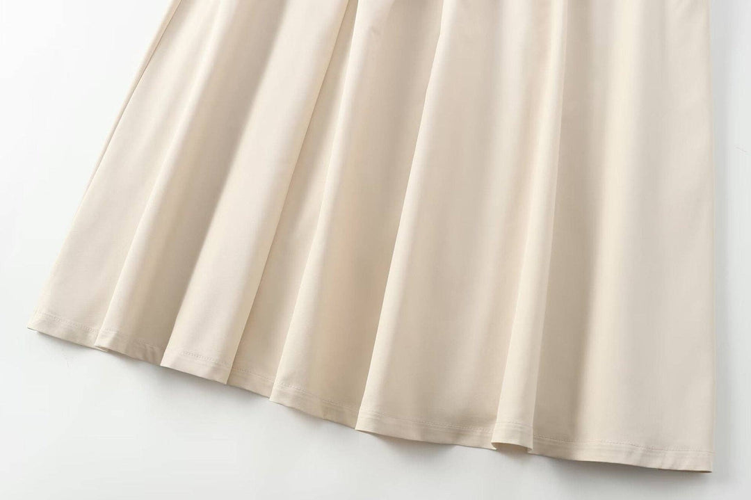 Chic European Style Midi Dress Effortless Elegance - The Village Retail