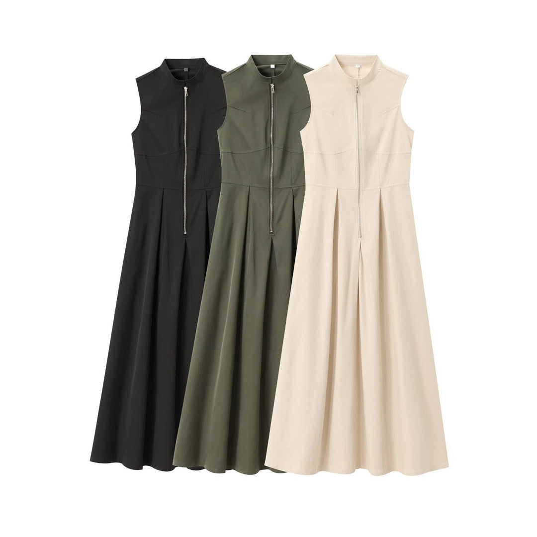 Chic European Style Midi Dress Effortless Elegance - The Village Retail