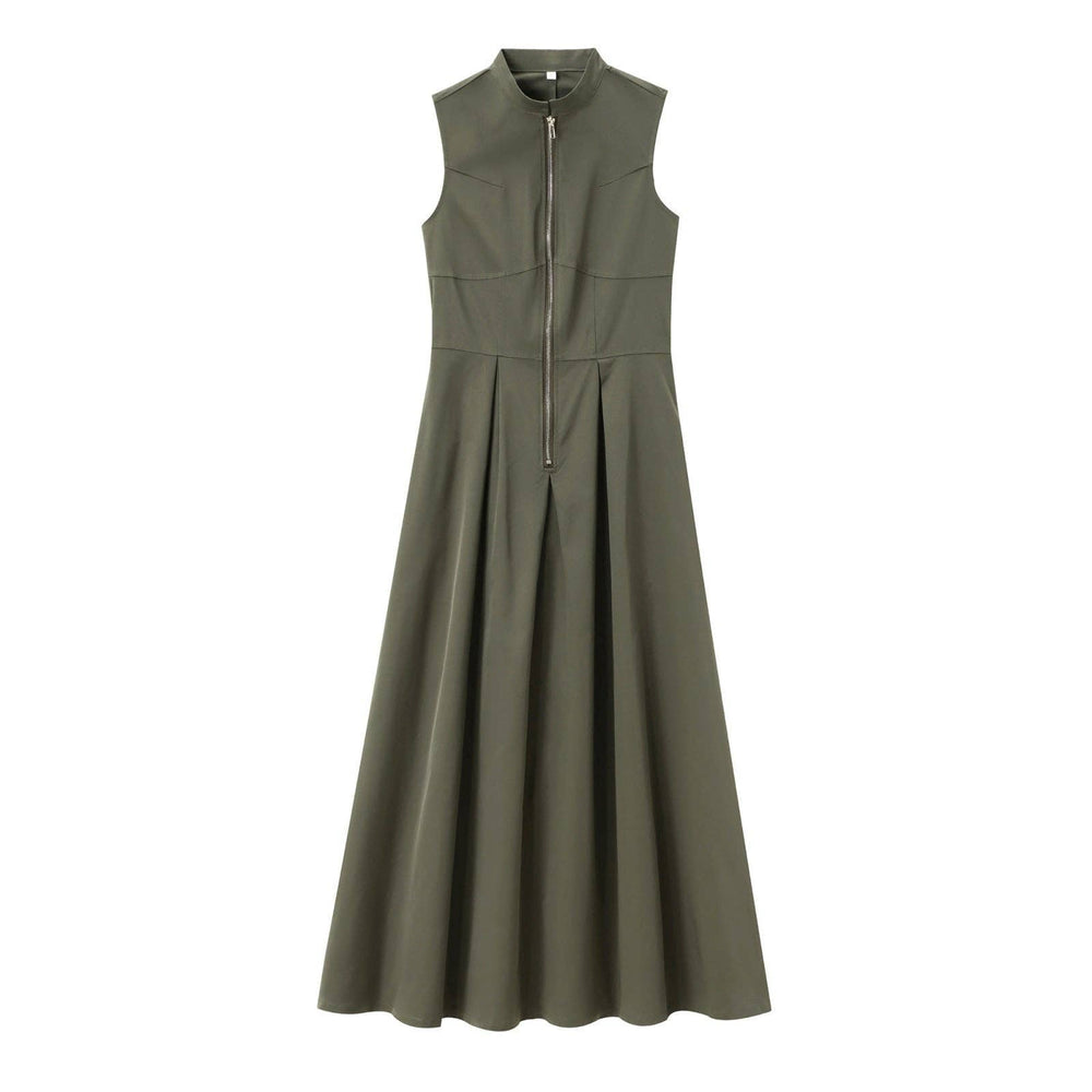 Chic European Style Midi Dress Effortless Elegance - The Village Retail