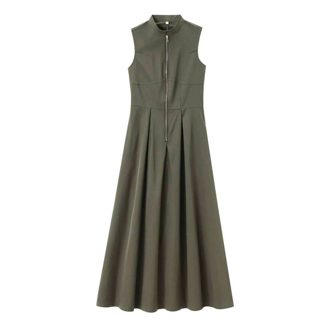 Chic European Style Midi Dress Effortless Elegance - The Village Retail
