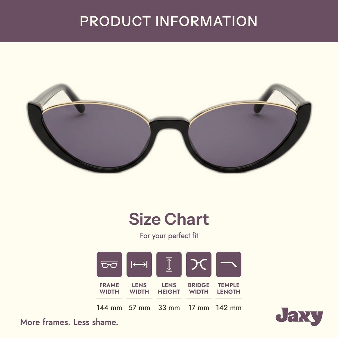 Cosmic by Jaxy - Vintage Polarized Slim Cat-Eye Sunglasses - The Village Retail