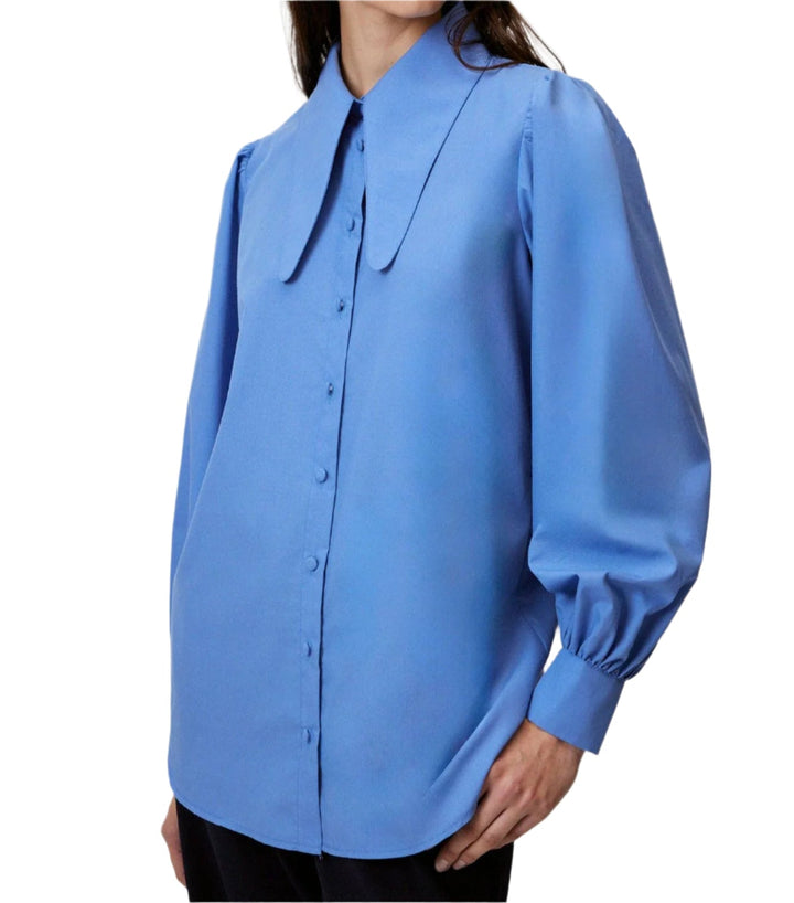 Cotton Shirt With Collar Detail - The Village Retail