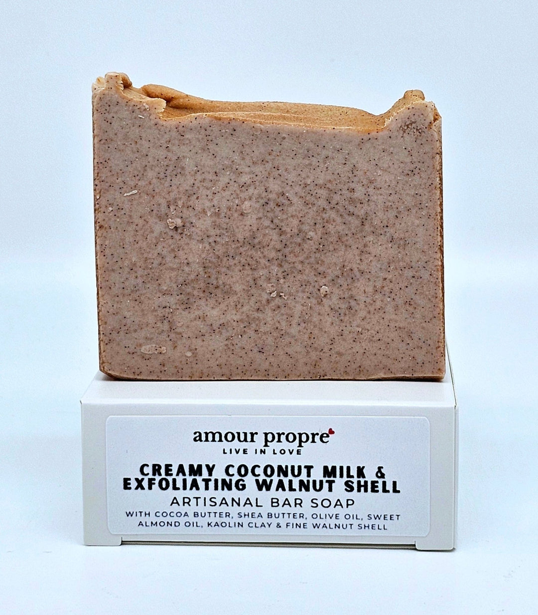 Creamy Coconut Milk & Exfoliating Walnut Shell Artisanal Bar Soap - The Village Retail