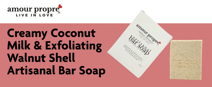 Creamy Coconut Milk & Exfoliating Walnut Shell Artisanal Bar Soap - The Village Retail