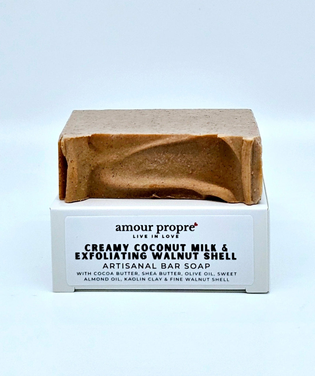 Creamy Coconut Milk & Exfoliating Walnut Shell Artisanal Bar Soap - The Village Retail