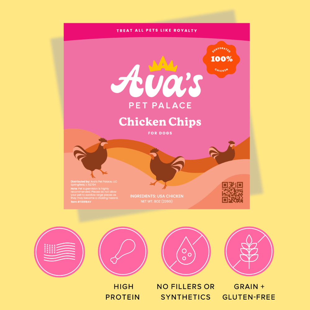 Crispy Dog Treats - Chicken Chips - The Village Retail