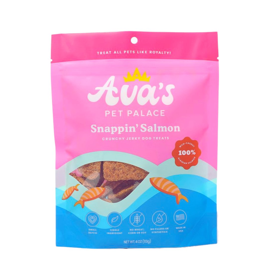 Crunchy Jerky Dog Treats - Snappin' Salmon - The Village Retail