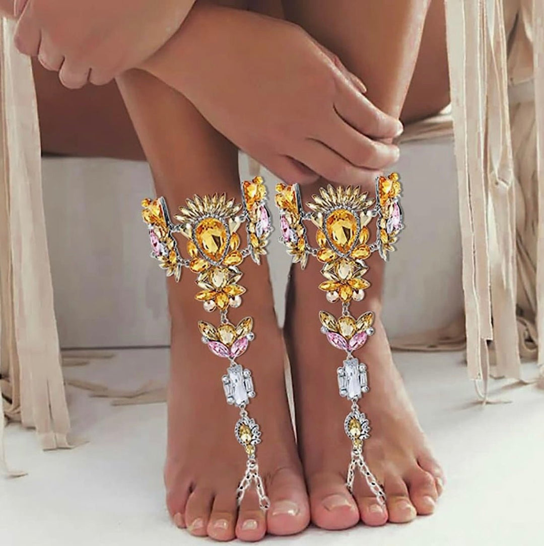 Crystal Stairs Footless sandals - The Village Retail