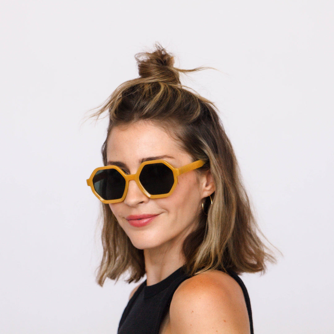 The Hex - Modern Polarized Hexagon Sunglasses