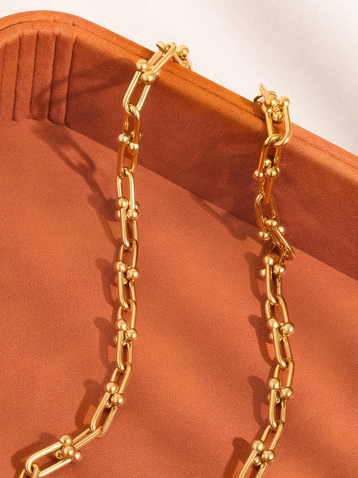 Denise 18K Gold Non - Tarnish Bold Chain Necklace - The Village Retail