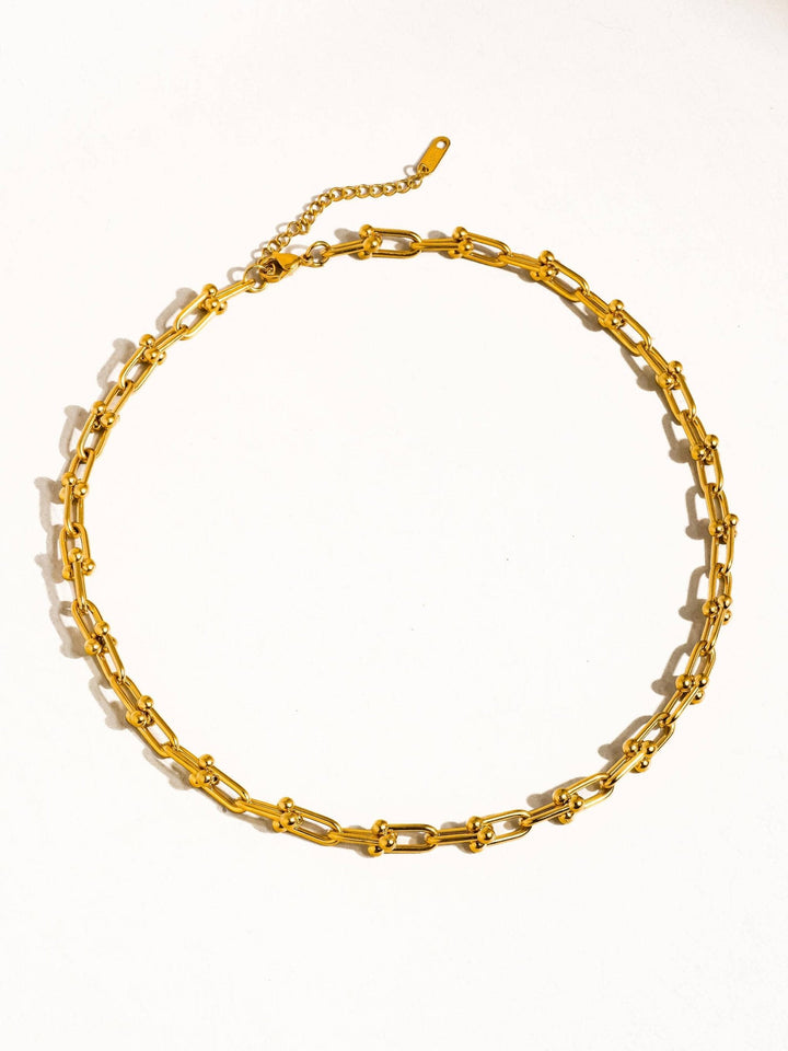 Denise 18K Gold Non - Tarnish Bold Chain Necklace - The Village Retail