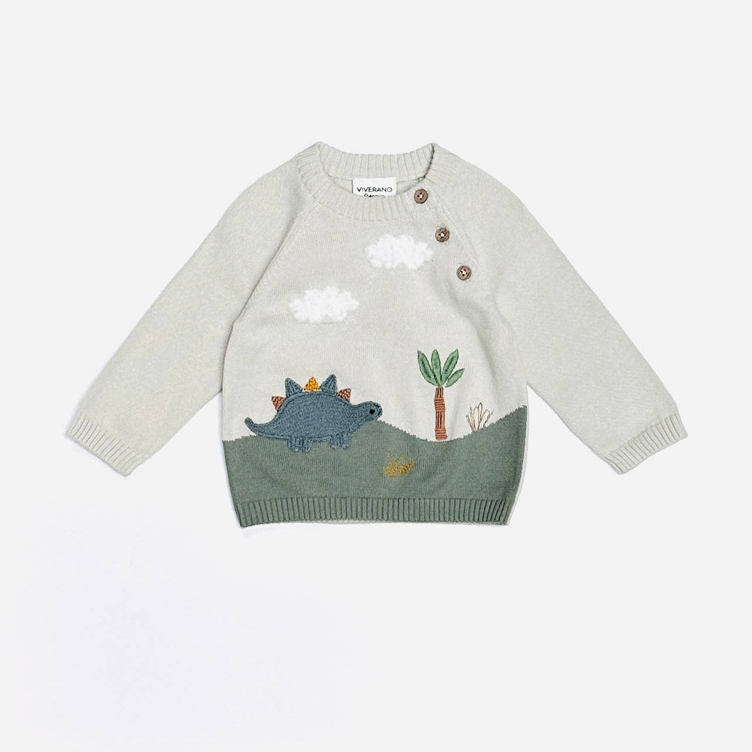 Dino Baby Pullover Sweater - The Village Retail
