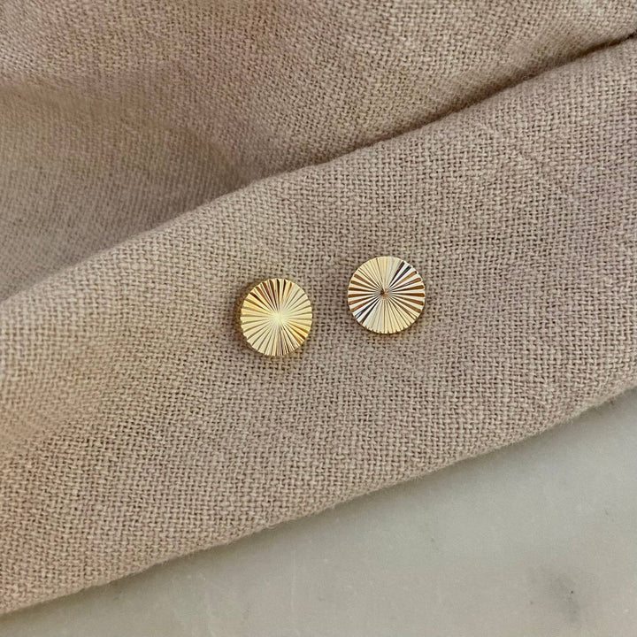 Dot Stud Post Earrings 18k Gold Filled - The Village Retail