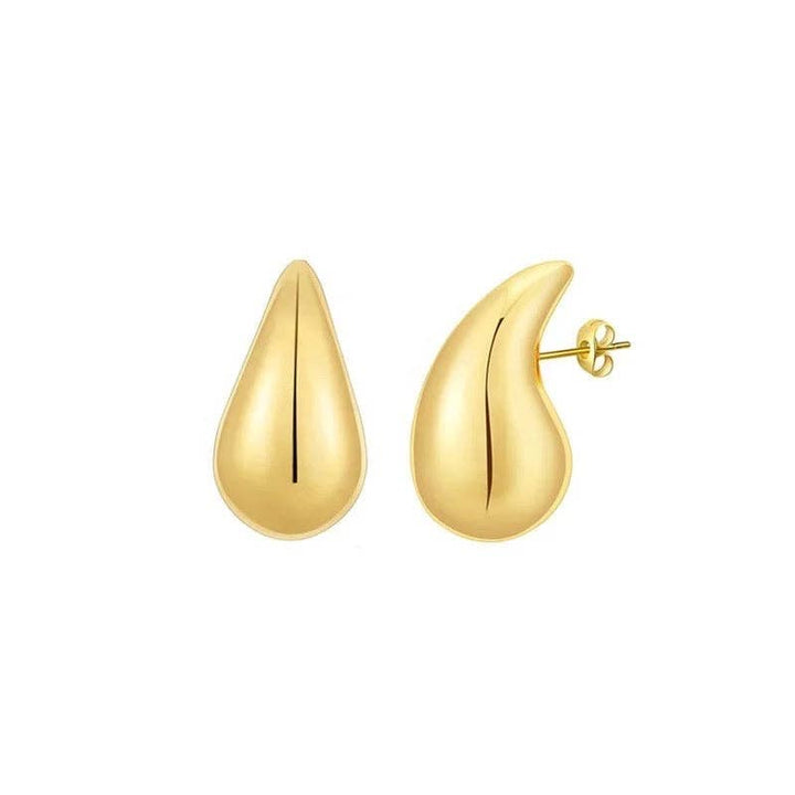 Elia Raindrop Earring: Gold / 20mm - The Village Retail