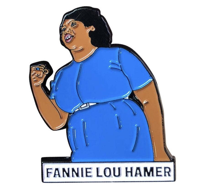Fannie Lou Hamer Lapel Pin - The Village Retail