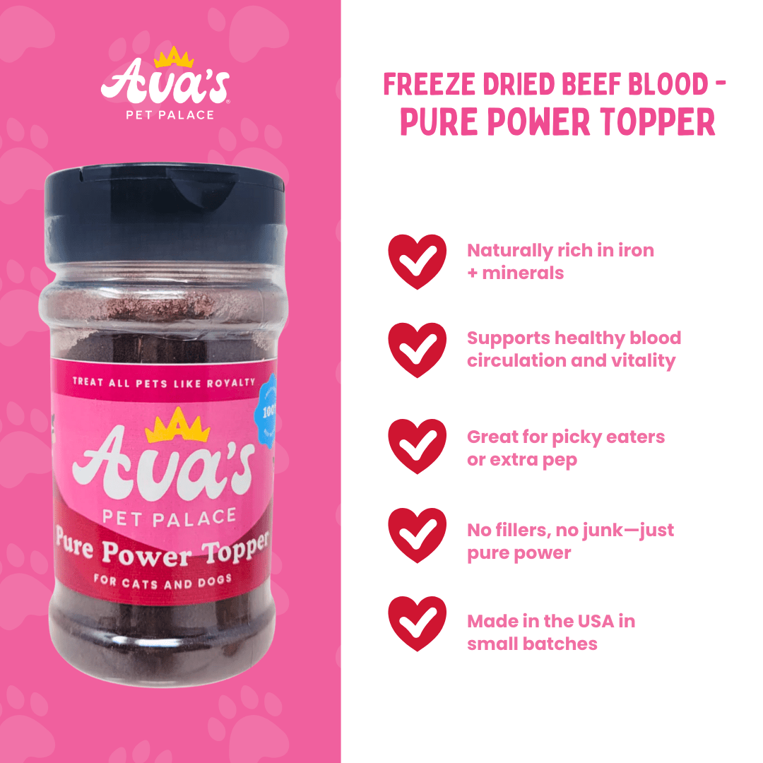 Freeze Dried Beef Blood - Pure Power Topper - The Village Retail