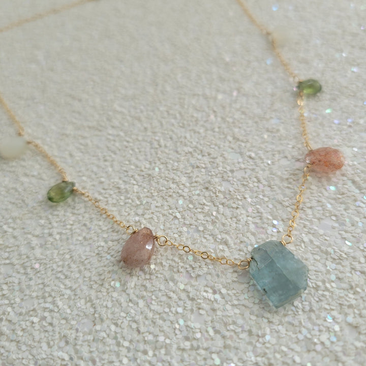 Gemstone Choker Multicolor - The Village Retail