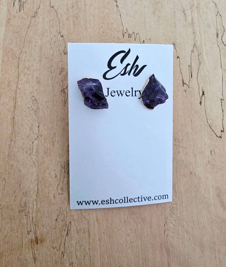 Gemstone Post Earrings - The Village Retail