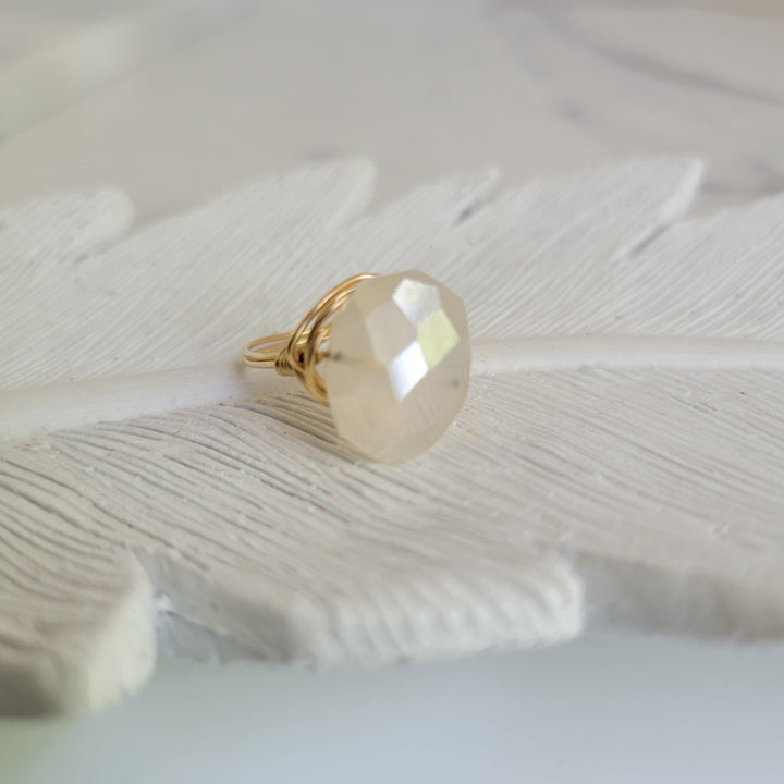 Gemstone Wrapped Rings, 14k Gold - filled - The Village Retail