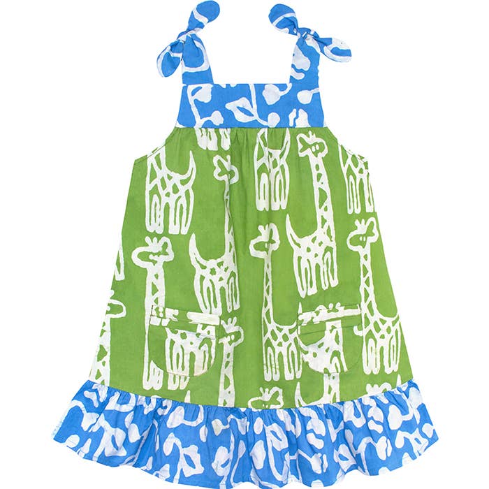 Giraffe Pocket Dress - Organic Cotton - The Village Retail