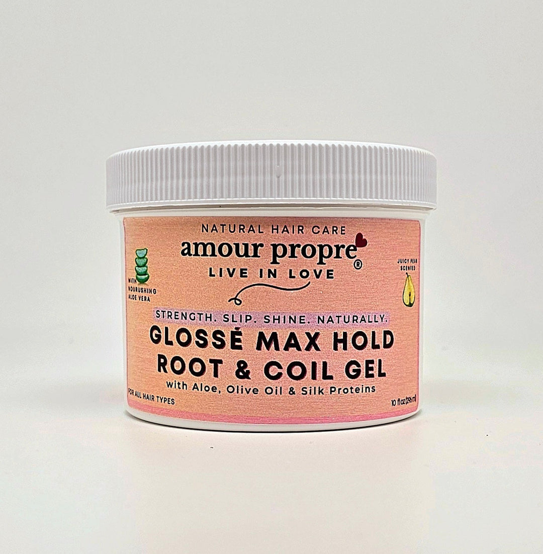 Glossé Max Hold Root & Coil Gel with Aloe, Olive Oil & Silk Proteins - The Village Retail