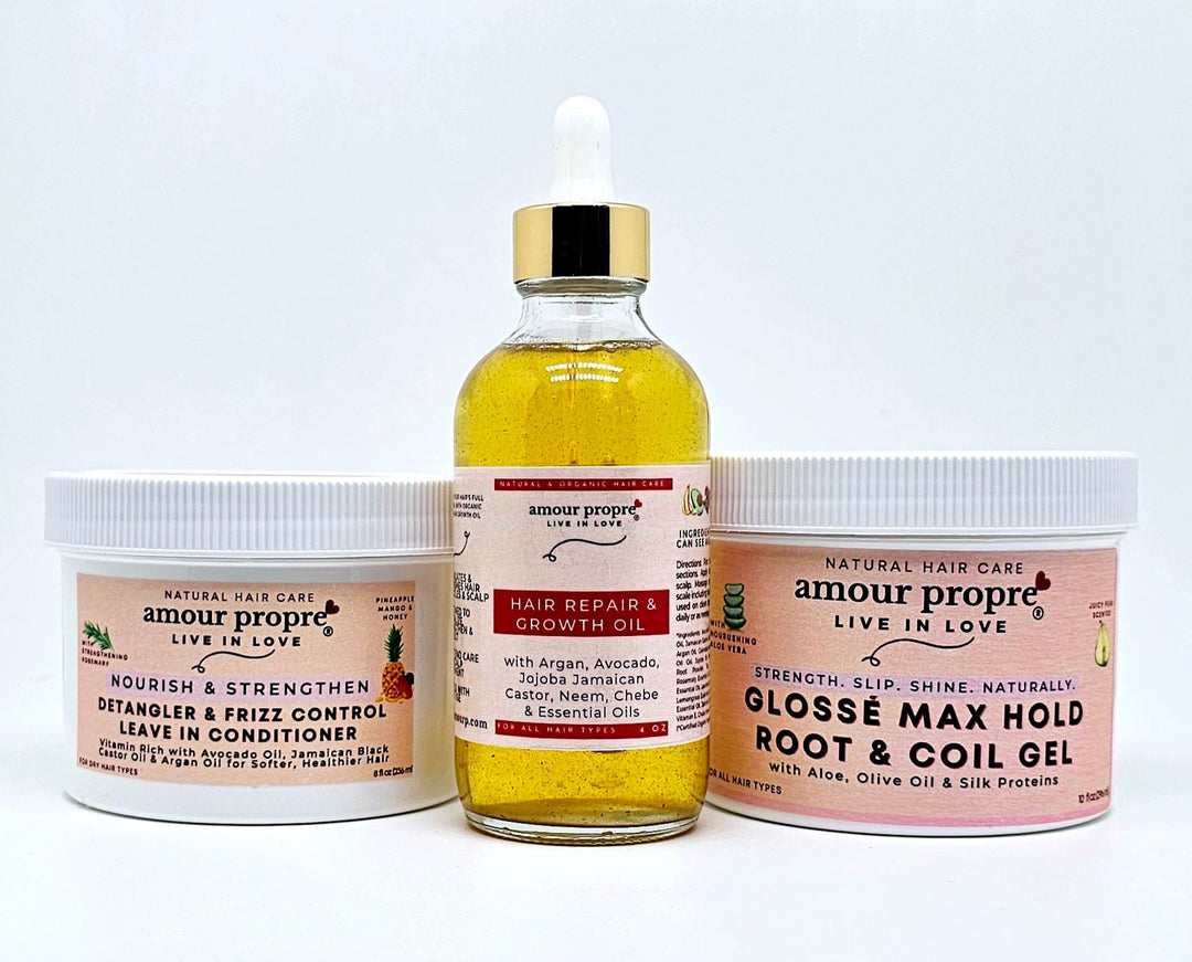 Glossé Max Hold Root & Coil Gel with Aloe, Olive Oil & Silk Proteins - The Village Retail