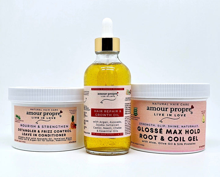 Glossé Max Hold Root & Coil Gel with Aloe, Olive Oil & Silk Proteins - The Village Retail