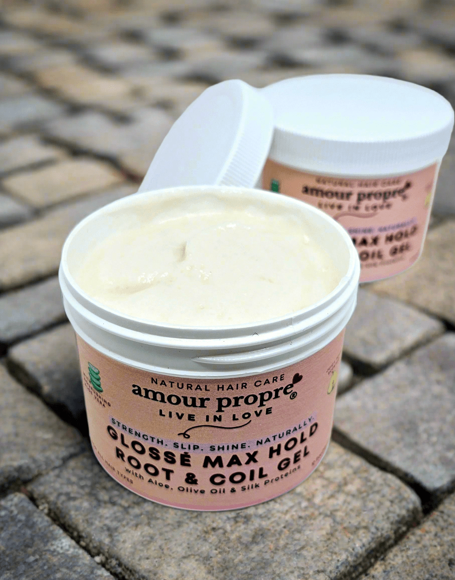 Glossé Max Hold Root & Coil Gel with Aloe, Olive Oil & Silk Proteins - The Village Retail