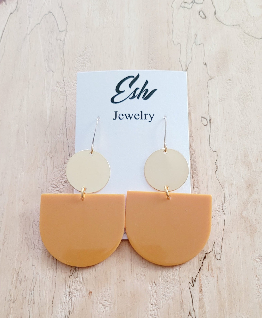 Gold & Cellulose Earrings - The Village Retail