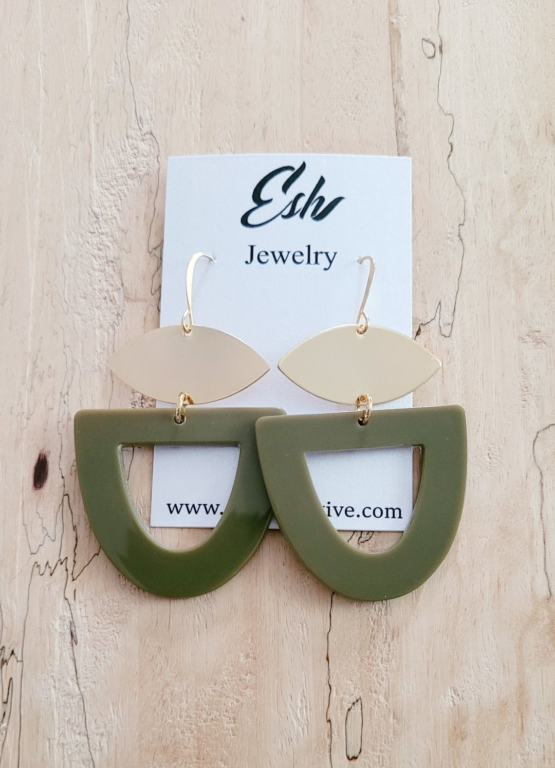 Gold & Cellulose Earrings - The Village Retail