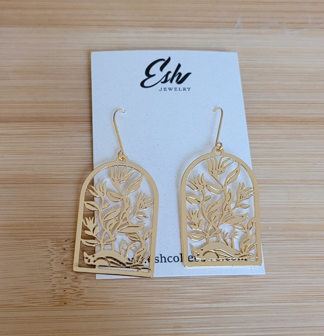 Gold Earrings - The Village Retail