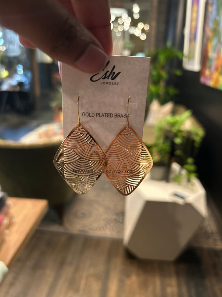 Gold Earrings - The Village Retail