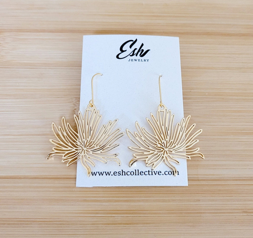 Gold Earrings - The Village Retail