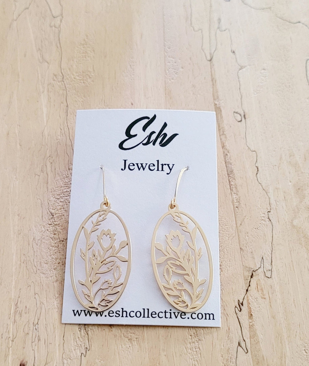 Gold Earrings - The Village Retail
