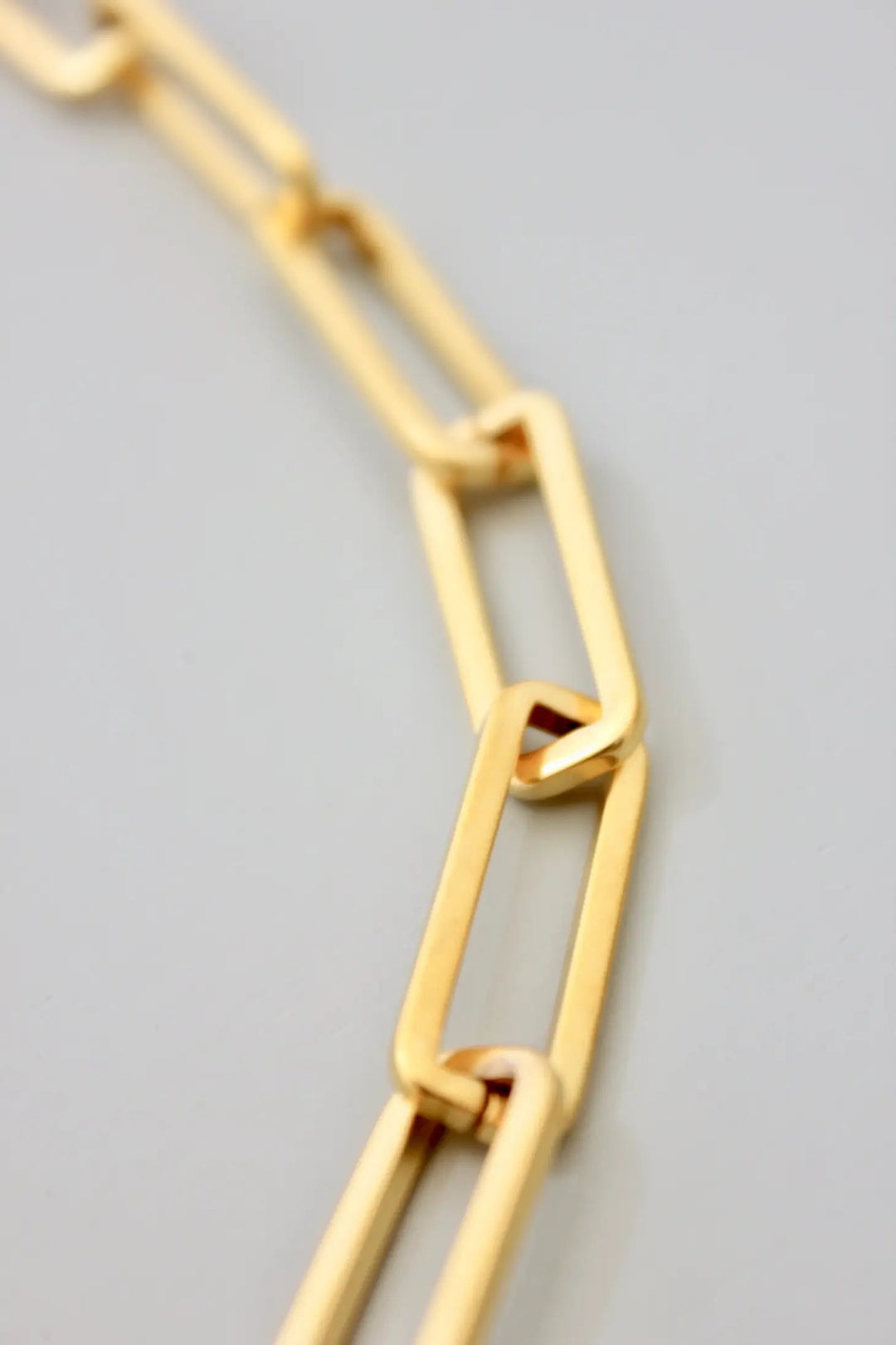 Gold Paperclip Gold Chain Bracelet - The Village Retail