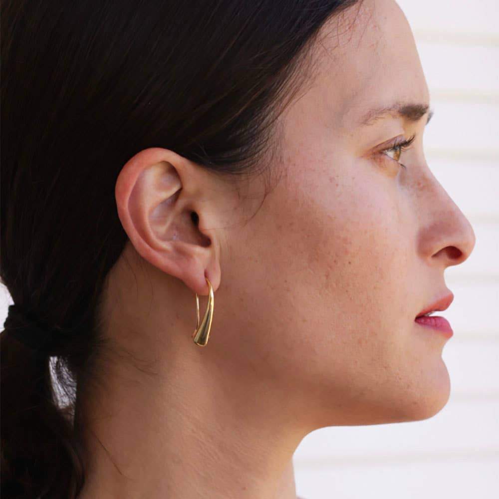 Gota Earrings: Gold Plated - The Village Retail