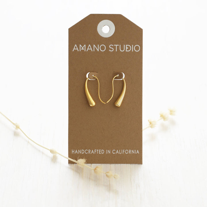 Gota Earrings: Gold Plated - The Village Retail