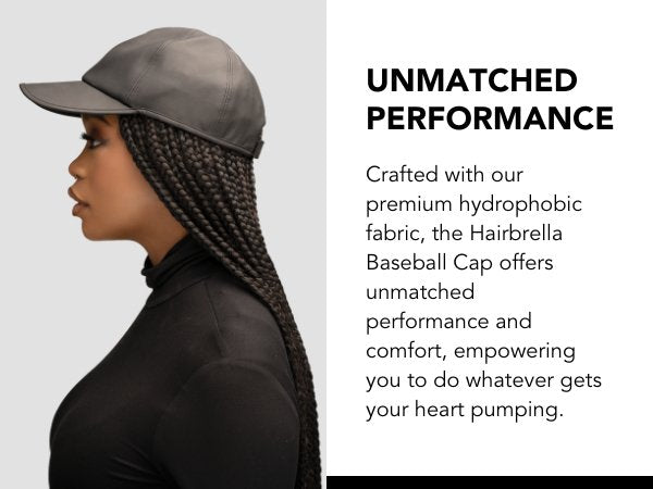 Hairbrella Satin - Lined, Waterproof Baseball Cap - The Village Retail