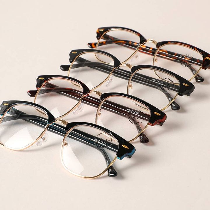 Half Cat Eye Framed Reading Glasses - The Village Retail
