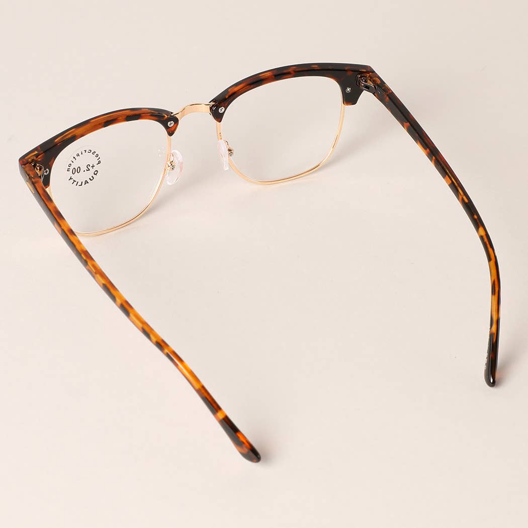 Half Cat Eye Framed Reading Glasses - The Village Retail