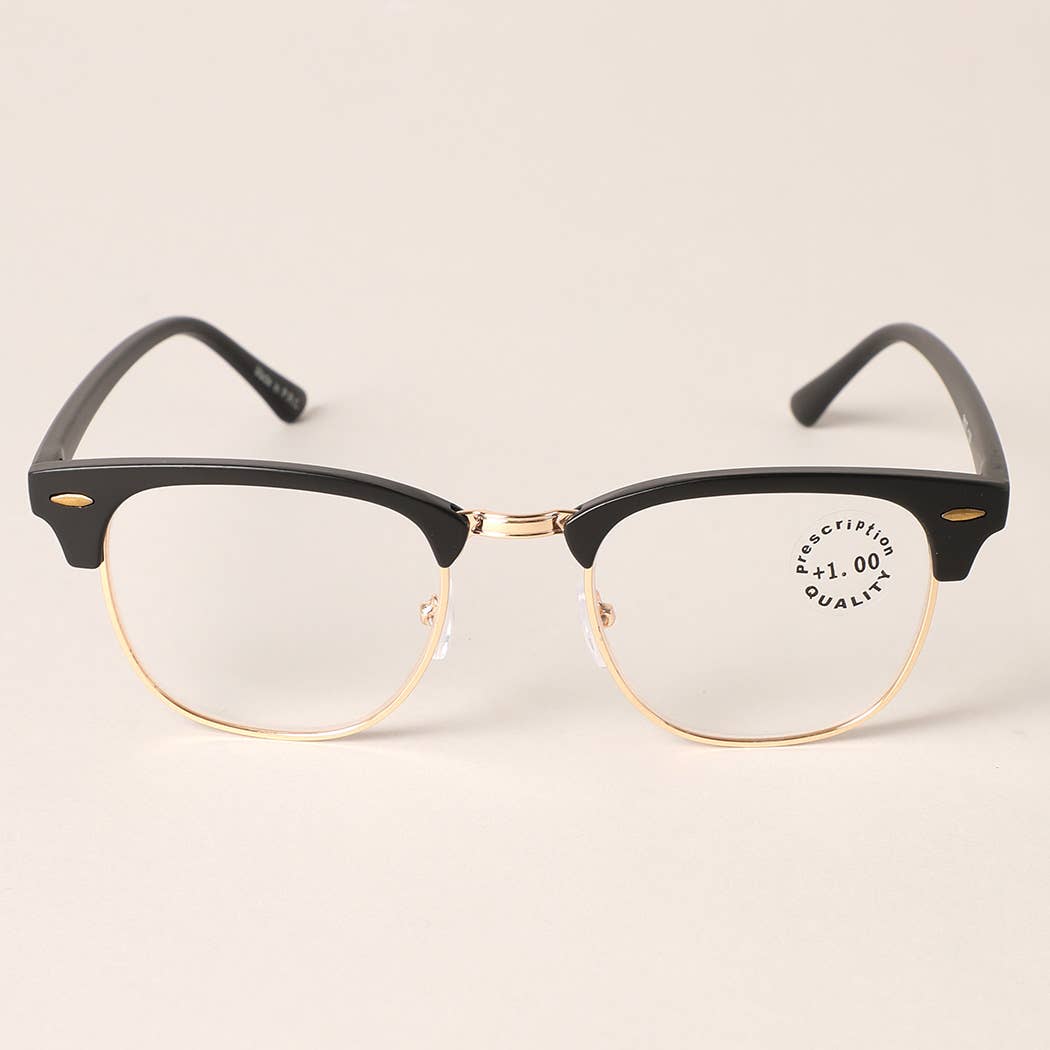 Half Cat Eye Framed Reading Glasses - The Village Retail