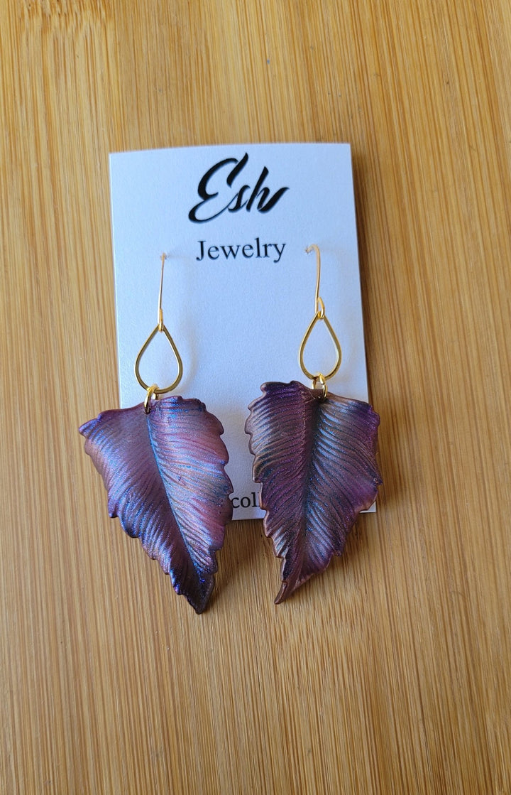 Hand Painted Acetate Earrings - The Village Retail