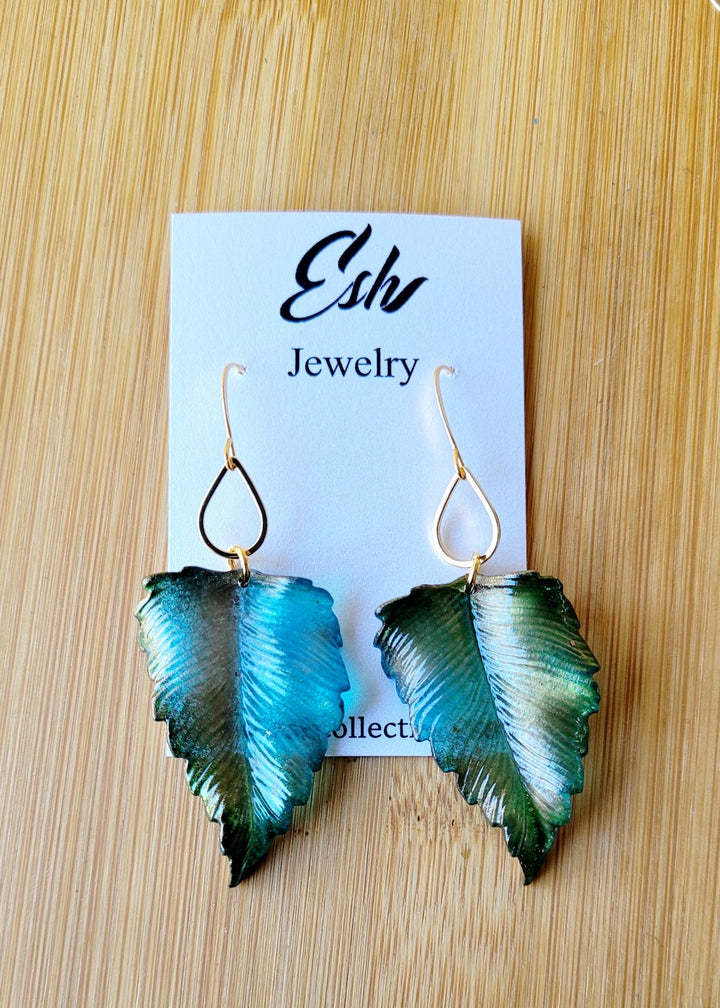 Hand Painted Acetate Earrings - The Village Retail