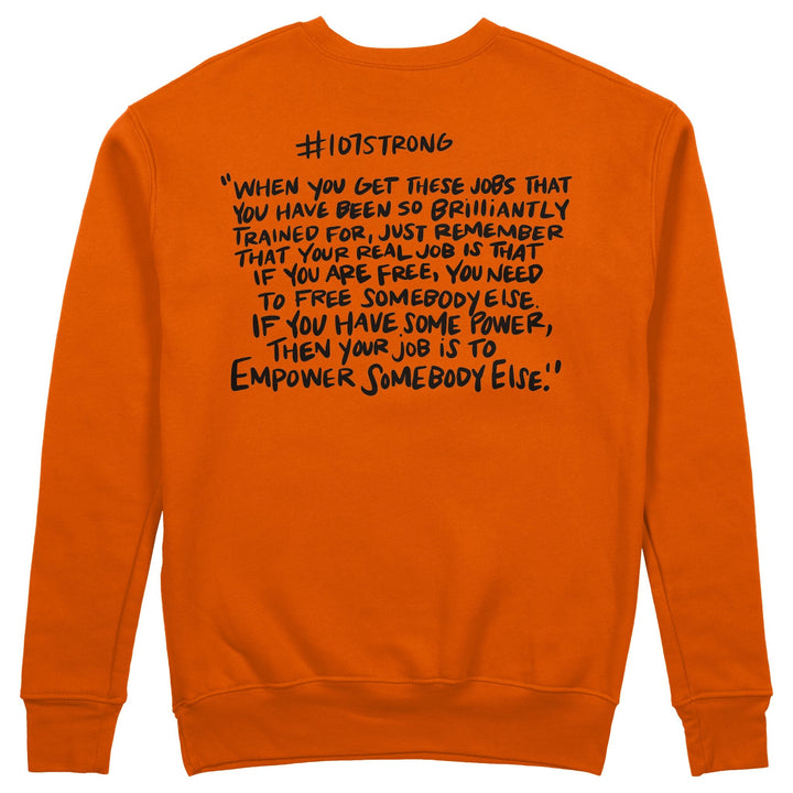 HBCU "107 Strong" Embroidered Crewneck (No Crown) - The Village Retail